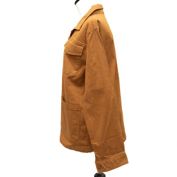 Sanctuary Mustard Basic Twill Utility Jacket Size XL - Picture 2 of 8